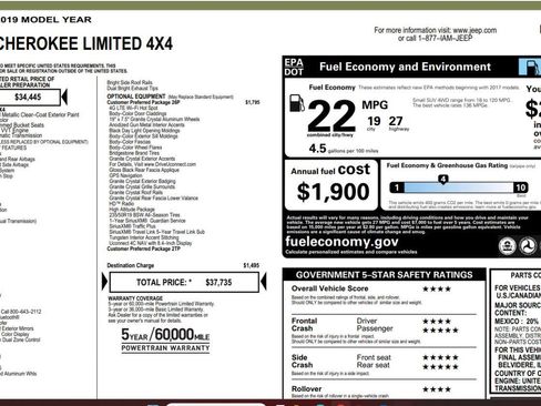 Used 2019 Jeep Cherokee High Altitude image 4