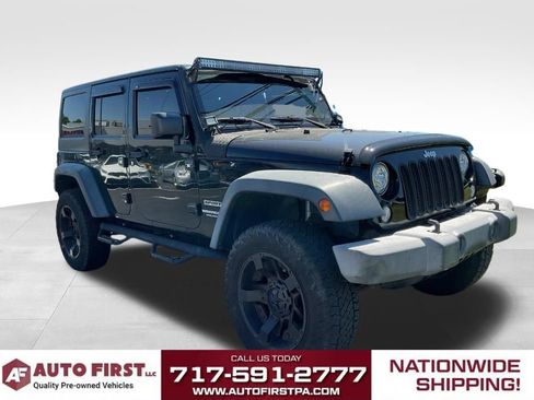 Used 2017 Jeep Wrangler Unlimited Sport w/ Connectivity Group AWD/4WD image 1