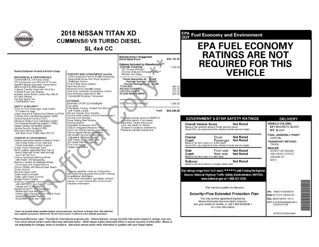 Used 2018 Nissan Titan SL w/ Chrome Package AWD/4WD image 5