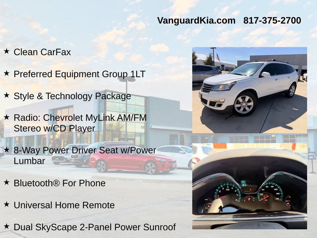 Used 2017 Chevrolet Traverse LT w/ Style and Technology Package FWD image 6
