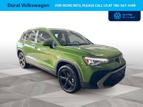 Used 2025 Volkswagen Taos SEL w/ Black Wheel Plus Package AWD/4WD image 2