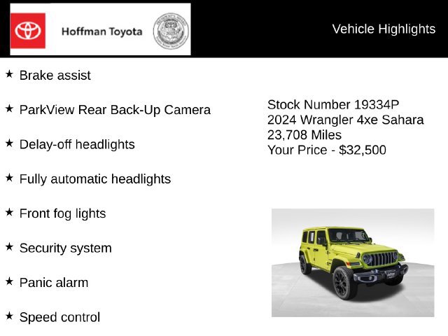 Used 2024 Jeep Wrangler Unlimited Sahara AWD/4WD image 25