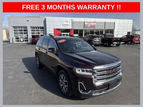 Used 2021 GMC Acadia SLT w/ LPO, Floor Liner Package AWD/4WD image 1