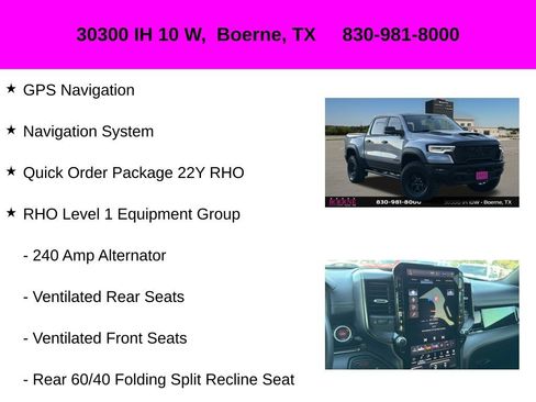 Used 2026 RAM 1500 RHO w/ RHO Level 1 Equipment Group AWD/4WD image 10