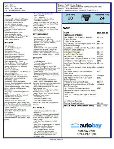 Used 2020 Porsche 911 Carrera 4S w/ Sport Package AWD/4WD image 7