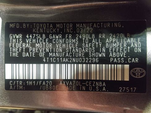 Used 2022 Toyota Camry LE image 33