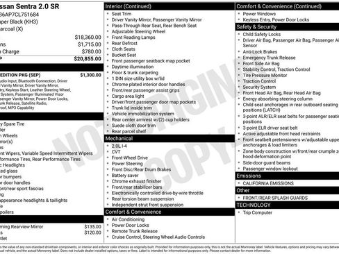 Used 2012 Nissan Sentra 2.0 SR w/ Special Edition Pkg image 25