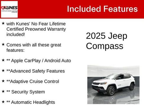 Used 2025 Jeep Compass Trailhawk AWD/4WD image 4