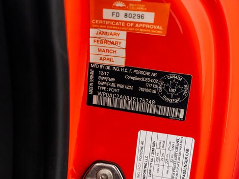 Used 2018 Porsche 911 GT3 image 52