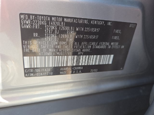 Used 2021 Toyota RAV4 XLE AWD/4WD image 22