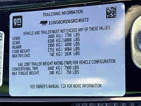 Used 2025 Chevrolet Suburban Z71 AWD/4WD image 37