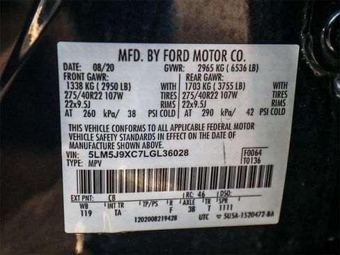 Used 2020 Lincoln Aviator Black Label w/ Dynamic Handling Package image 37