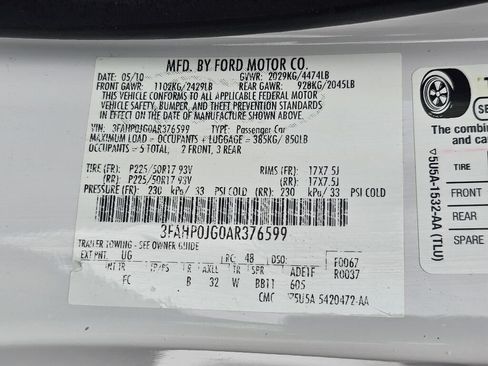 Used 2010 Ford Fusion SEL FWD image 31