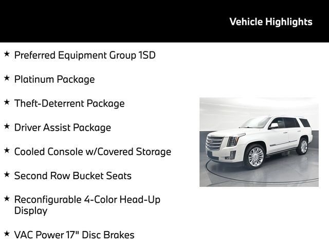Used 2017 Cadillac Escalade Platinum AWD/4WD image 5