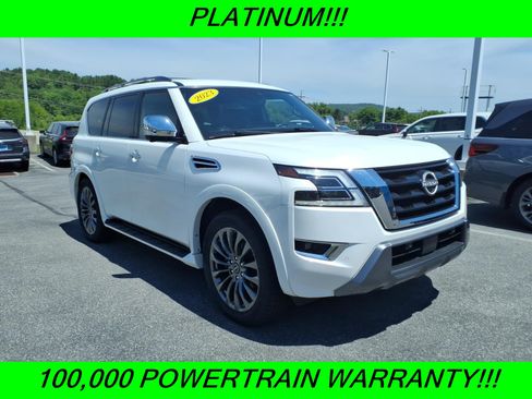Used 2023 Nissan Armada Platinum w/ Captain's Chairs Package AWD/4WD image 1