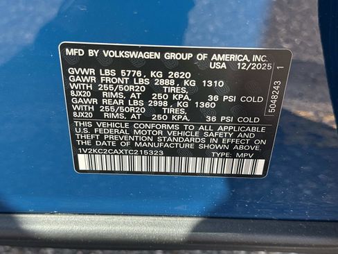 New 2026 Volkswagen Atlas Cross Sport SE image 19