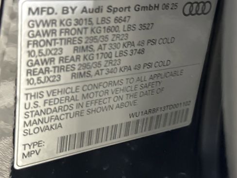 New 2026 Audi RS Q8 performance image 24