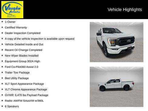 Used 2023 Ford F150 XLT w/ Equipment Group 302A High AWD/4WD image 2