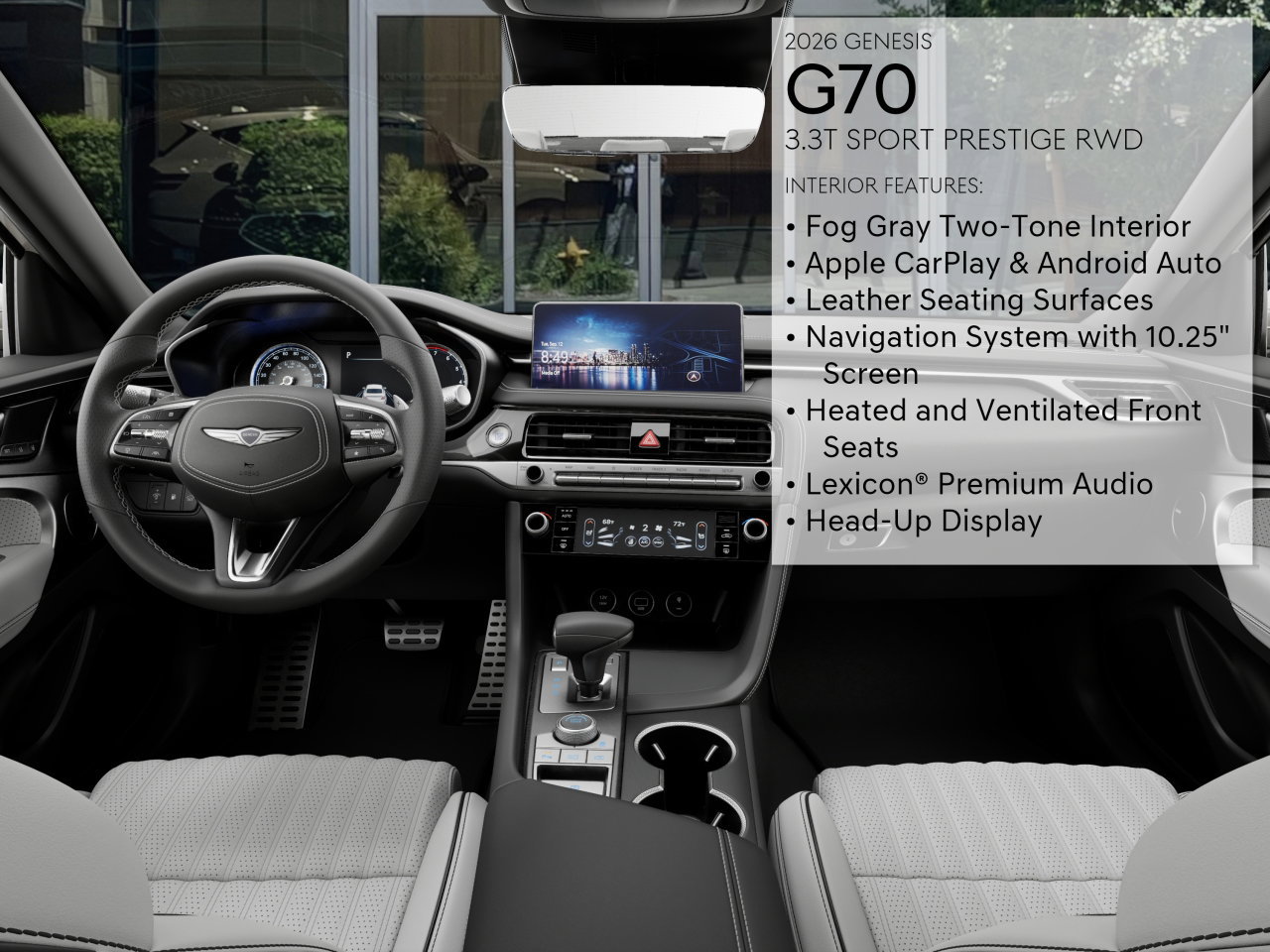 New 2026 Genesis G70 3.3T Sport Prestige RWD image 17