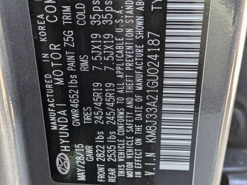 Used 2016 Hyundai Tucson Limited image 21