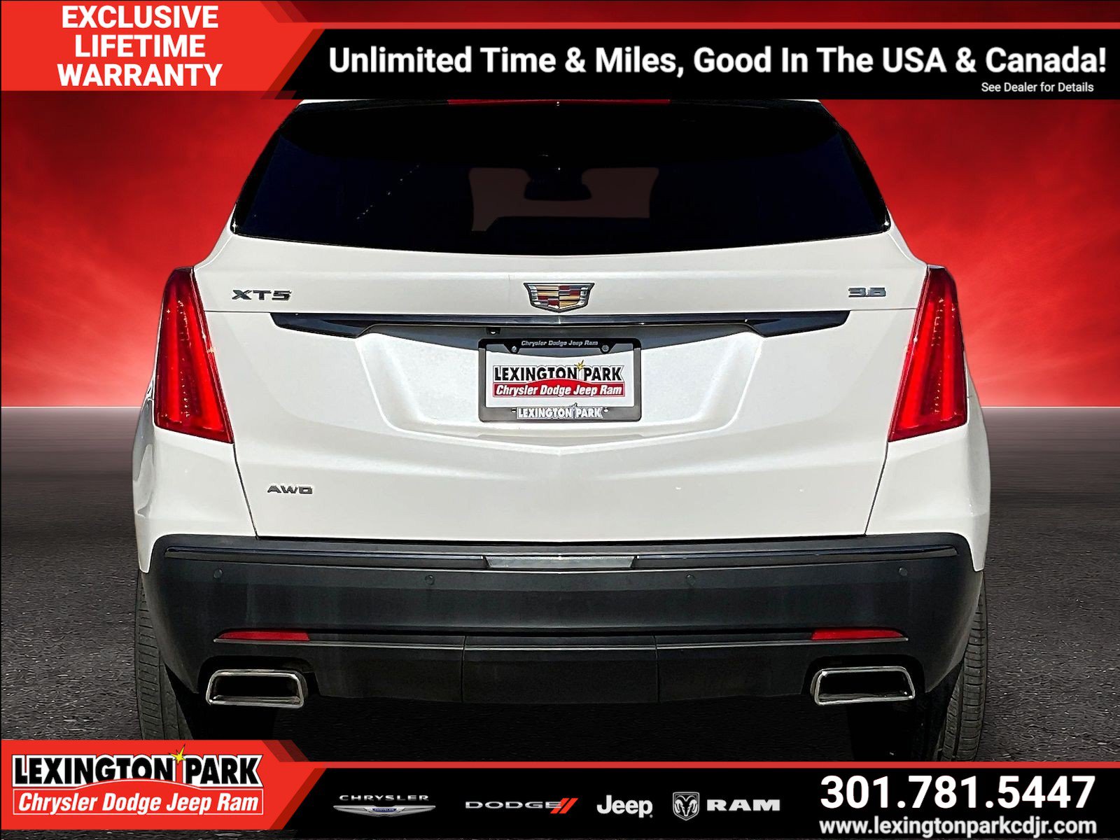Used 2018 Cadillac XT5 Luxury w/ LPO, Black Ice Package AWD/4WD image 6
