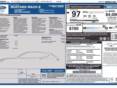 Used 2021 Ford Mustang Mach-E Premium RWD image 11