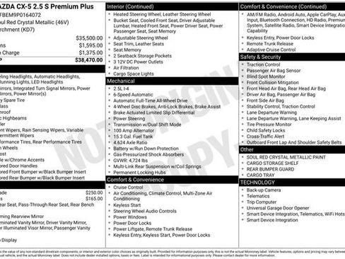 Used 2023 MAZDA CX-5 AWD 2.5 S w/ Premium Plus Pkg image 12