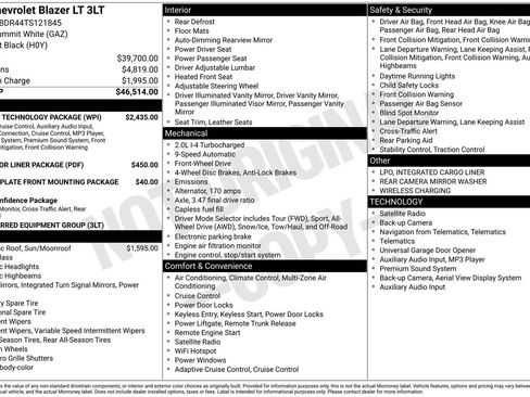 New 2026 Chevrolet Blazer LT w/ Sound & Technology Package FWD image 10
