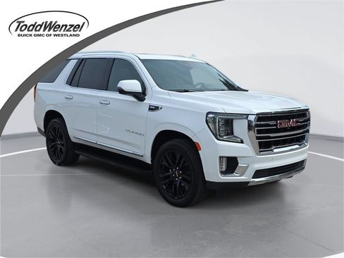 Certified 2021 GMC Yukon SLT w/ SLT Premium Package AWD/4WD image 1