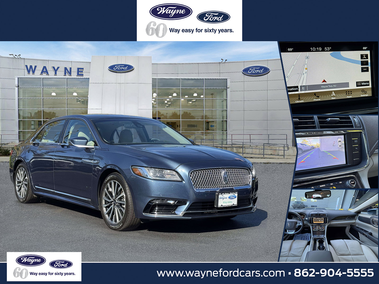 Used 2019 Lincoln Continental Select AWD/4WD image 1