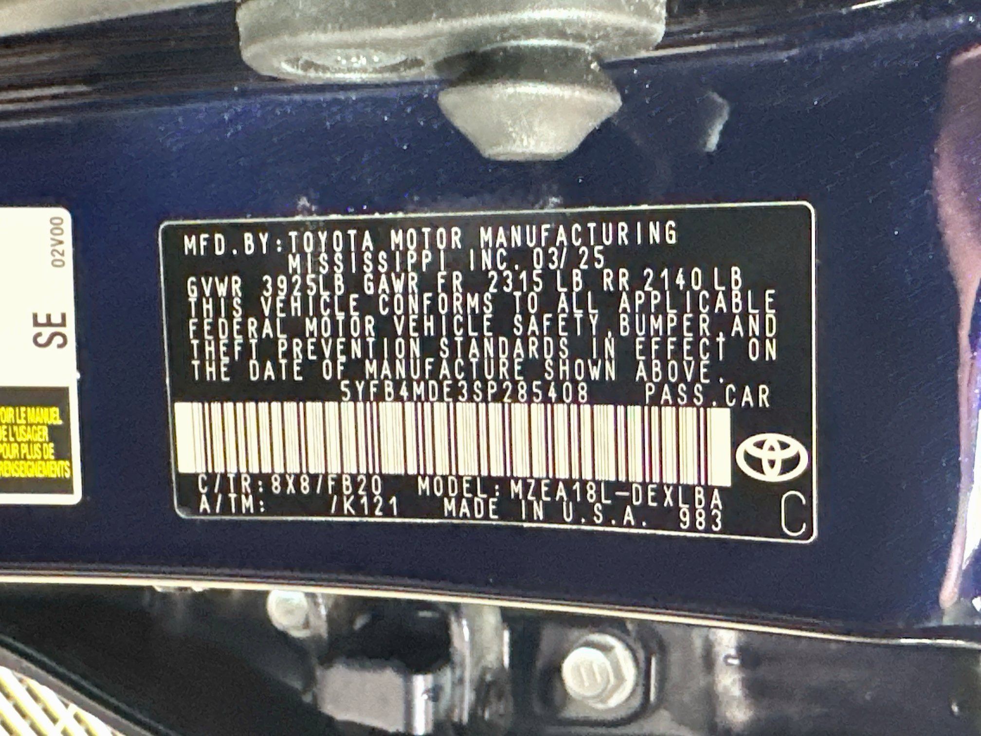 Used 2025 Toyota Corolla LE FWD image 29