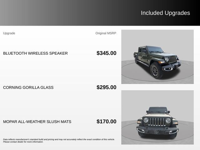 Used 2022 Jeep Gladiator Overland w/ Popular Equipment Package AWD/4WD image 12