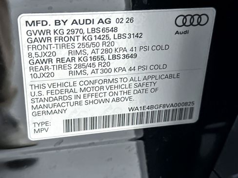 New 2027 Audi Q6 e-tron Premium Plus AWD/4WD image 27