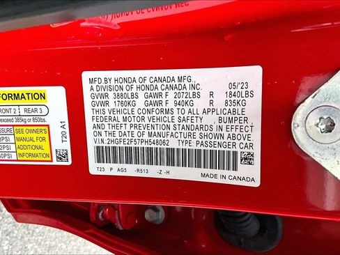 Certified 2023 Honda Civic Sport image 14