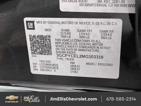 Used 2021 Chevrolet Silverado 1500 Custom Trail Boss image 31