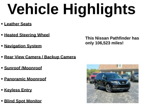 Used 2017 Nissan Pathfinder Platinum w/ Family Entertainment Package AWD/4WD image 12