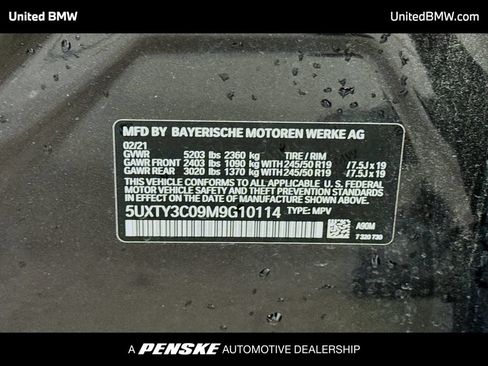 Used 2021 BMW X3 sDrive30i w/ Executive Package RWD image 15