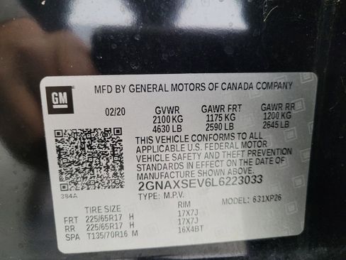 Used 2020 Chevrolet Equinox LS AWD/4WD image 33