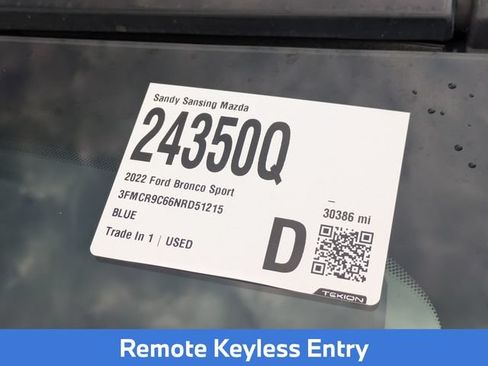 Used 2022 Ford Bronco Sport Outer Banks w/ Tech Package AWD/4WD image 6
