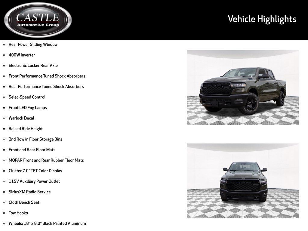 New 2026 RAM 1500 Warlock AWD/4WD image 6