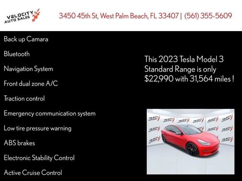 Used 2023 Tesla Model 3 Standard Range RWD image 29