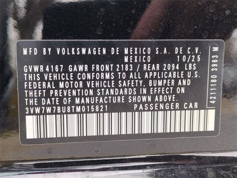 New 2026 Volkswagen Jetta SE image 24