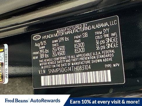New 2026 Hyundai Santa Fe Calligraphy AWD/4WD image 8