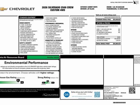 Used 2026 Chevrolet Silverado 2500 Custom image 4