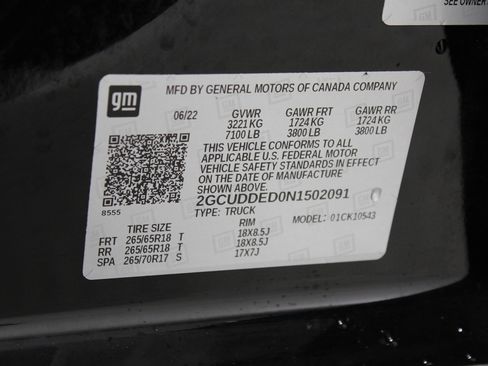 Certified 2022 Chevrolet Silverado 1500 LT w/ Z71 Off-Road Package image 24