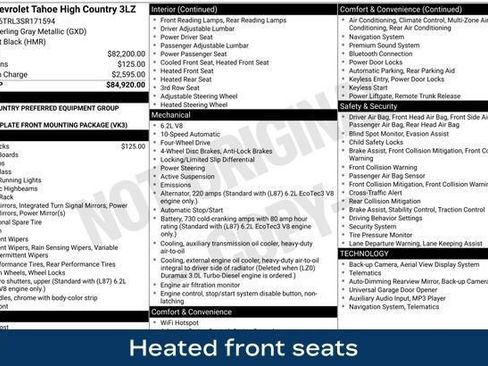 Used 2025 Chevrolet Tahoe High Country AWD/4WD image 14