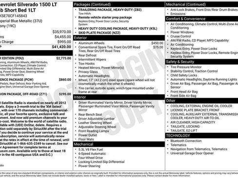 Used 2012 Chevrolet Silverado 1500 LT w/ All-Star Edition AWD/4WD image 33