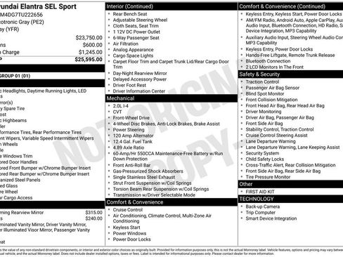 New 2026 Hyundai Elantra Sport FWD image 5