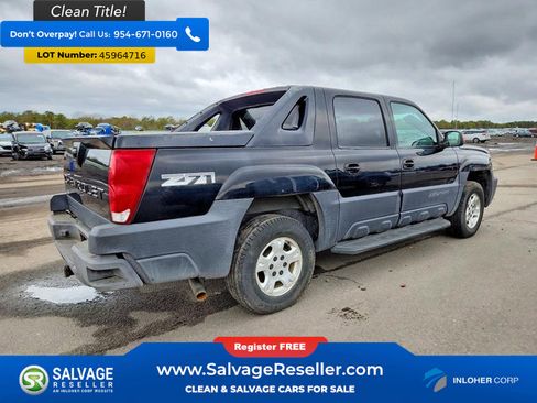 Used 2003 Chevrolet Avalanche 4x4 w/ Suspension Package, Off-Road image 4
