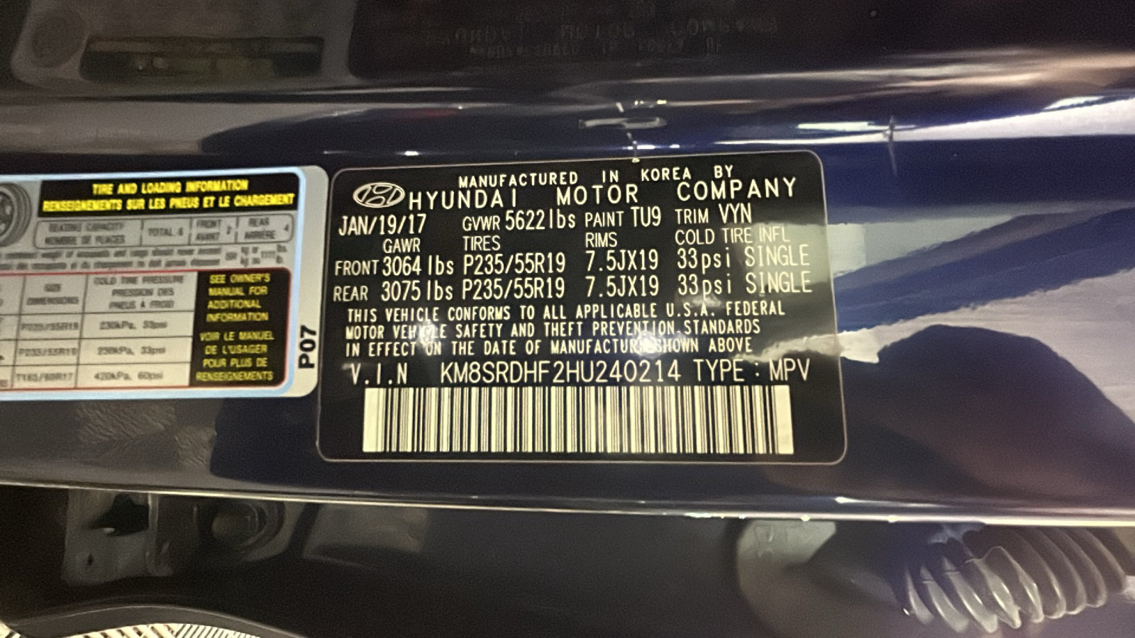 Used 2017 Hyundai Santa Fe Limited AWD/4WD image 12